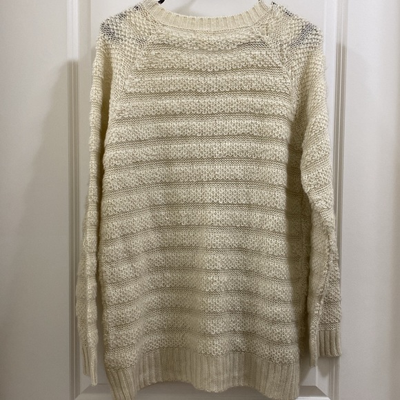 Silence and Noise large cream button up cardigan - Picture 2 of 5